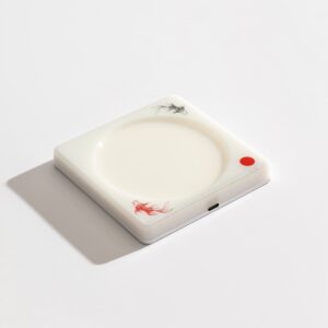 Home icolight glint rechargeable led coaster for drinks | ultra slim illuminated drink mat